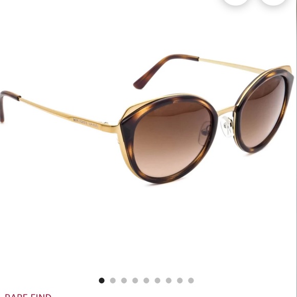 Michael Kors  Sunglasses MK 1029 Charleston Brown Cateye Shape Tortoise - Picture 1 of 12